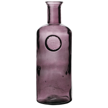 (Adele & 1.7LTR - Pink) Glass Vase Bud Flower Pot Holder Bottle Bulb