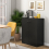 Costway 2-Door Storage Cabinet Modern Accent Cabinet Storage Organizer 3