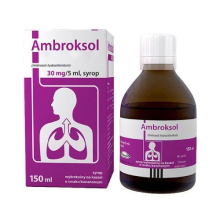 Ambroxol syrup, banana flavor, 150 ml