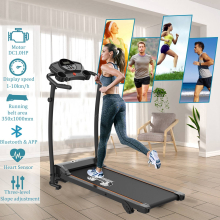 FIT4YOU Folding Electric Treadmill – Motorised Running Fitness Machine Gym MT04