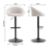 Living And Home (Beige) 2 Set Chic Swivel Breakfast Bar Stools 6