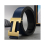 (Deep Blue+Gold, 115cm) PU Leather H Belt Smooth Buckle 1