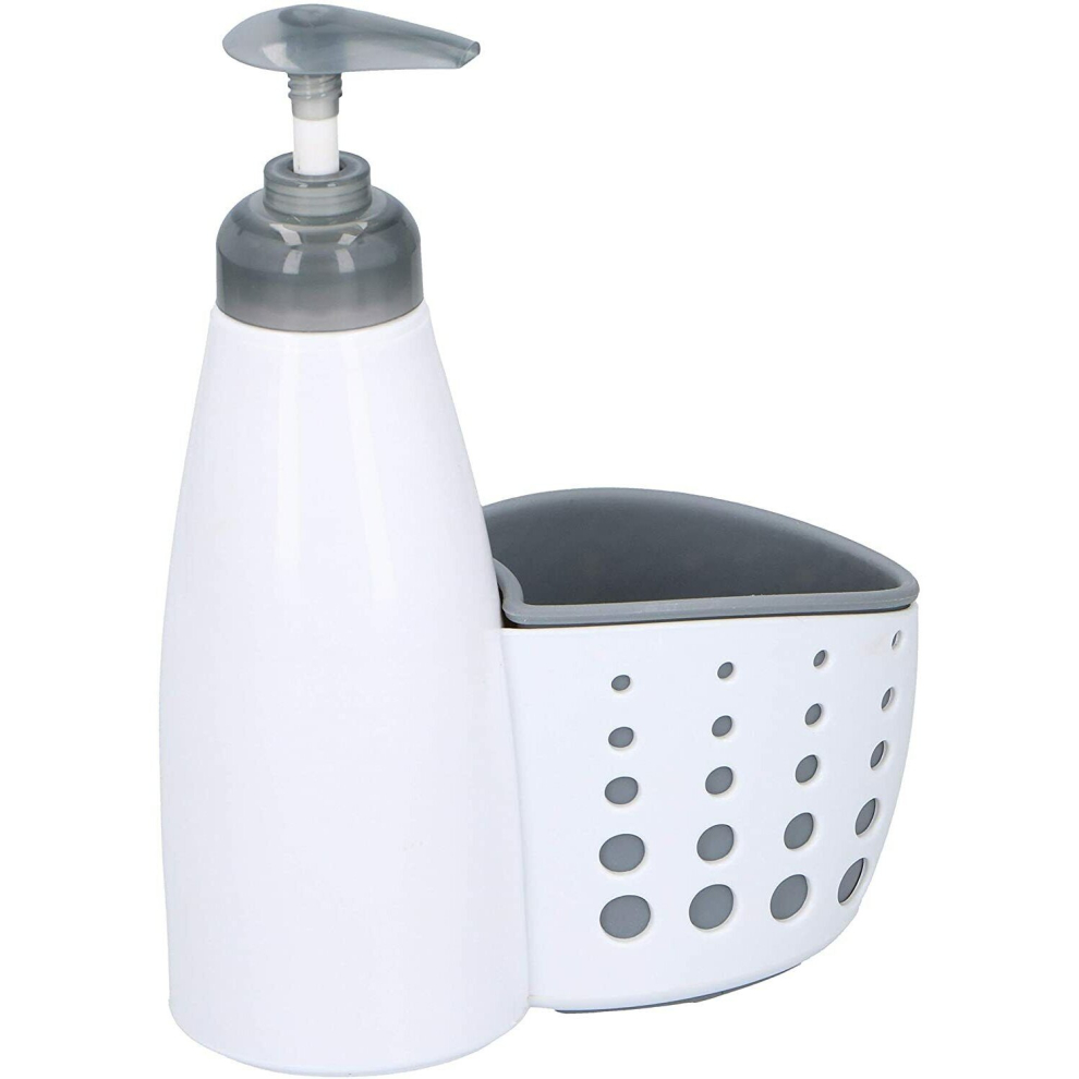 Washing Up Liquid Soap Dispenser And Sponge Holder Kitchen Sink