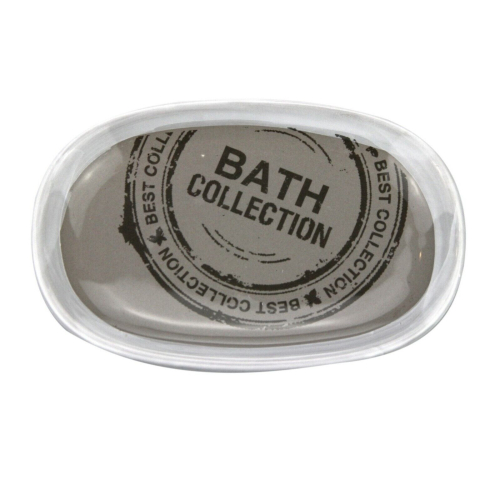 (Grey) Soap Dish Ceramic Bathroom Shower Soap Holder 2