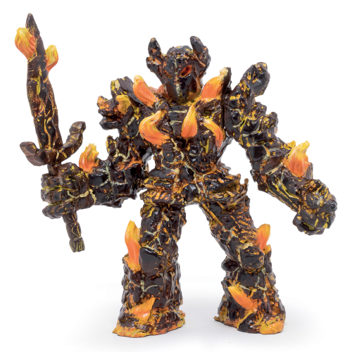 Estatueta Golem de Fogo
