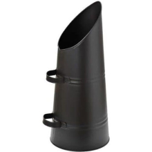 (Coal03 - Matt Black Coal Ash Hod ) Heavy Duty Coal Hod Scuttle Waterloo Bucket & Shovel