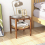 Costway 2-Tier Round Side Table Glass Top End Accent Coffee Table W/ Storage Shelf 2