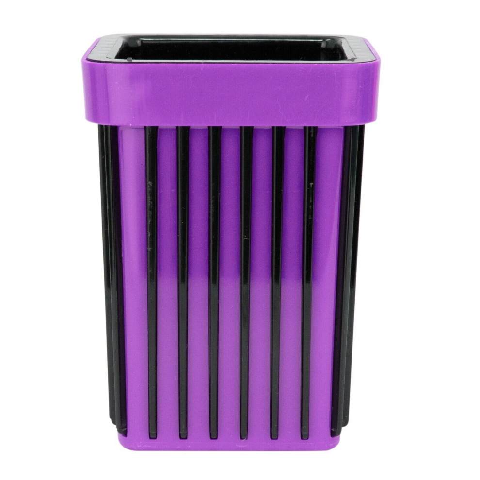 (Purple) Office Stationery Desk Tidy Pen Pot Pencil Holder