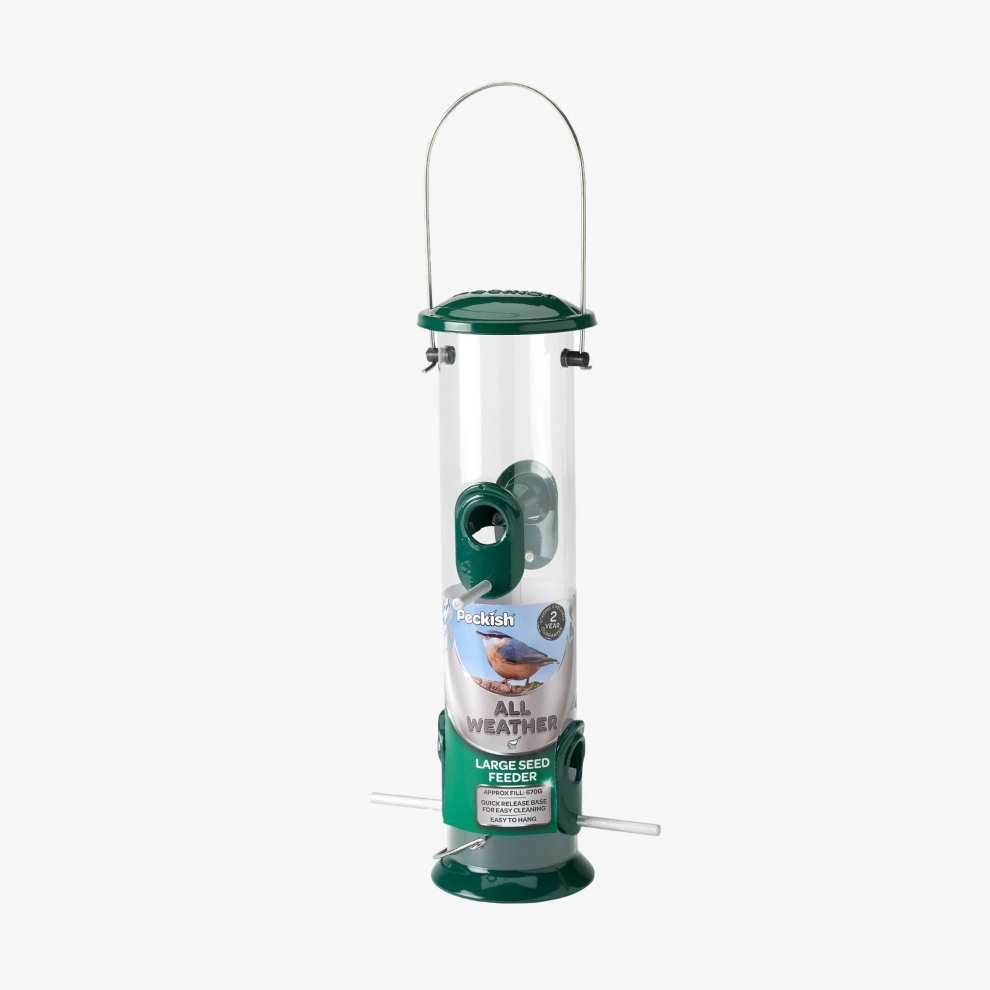 Peckish All Weather Premium Giant 6 Port Wild Bird Seed Feeder