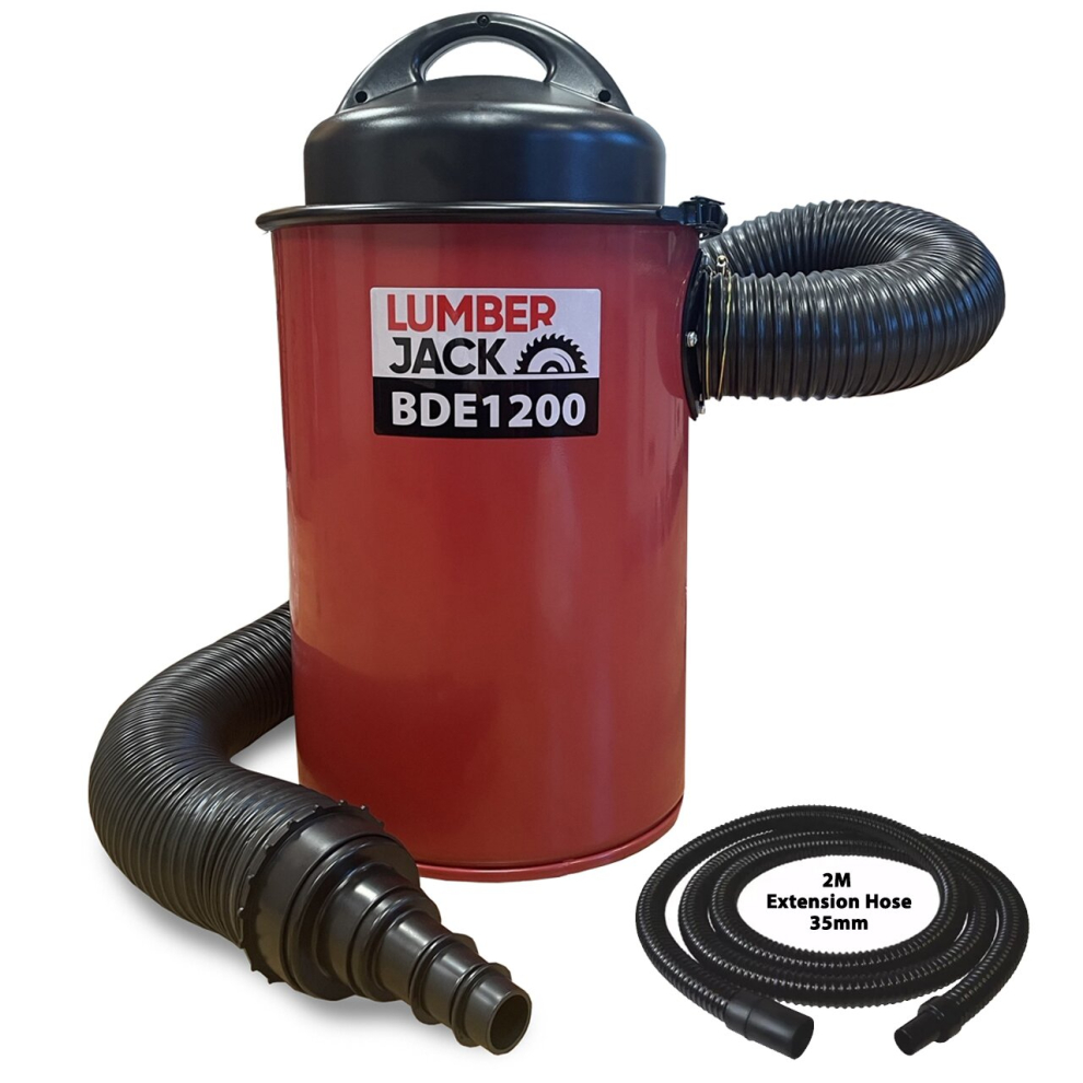 Lumberjack 1200W 50L Dust Chip Collector Extractor 240V Workshop Vac