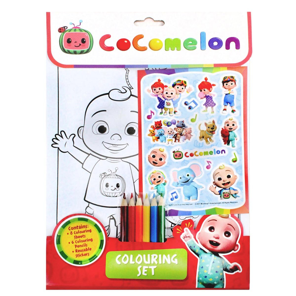 Cocomelon Colouring Set