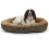 Large Dog bed with Orthopaedic Fleece Lining in Jute brown Actiaspet 13