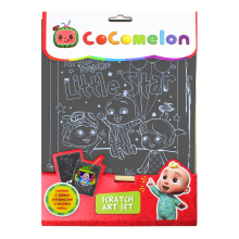 Cocomelon Scratch Art Set