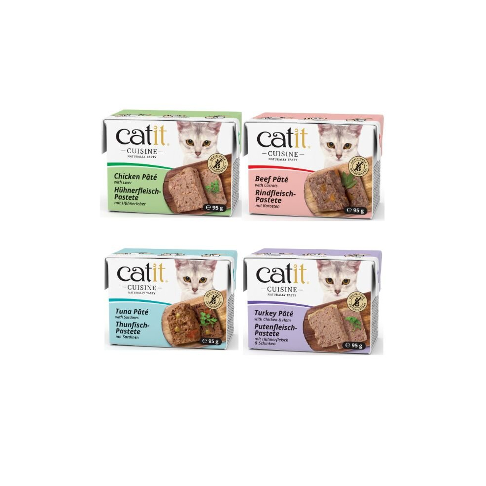 Cuisine Beef With Carrots Pate Complete Wet Cat Food 95g