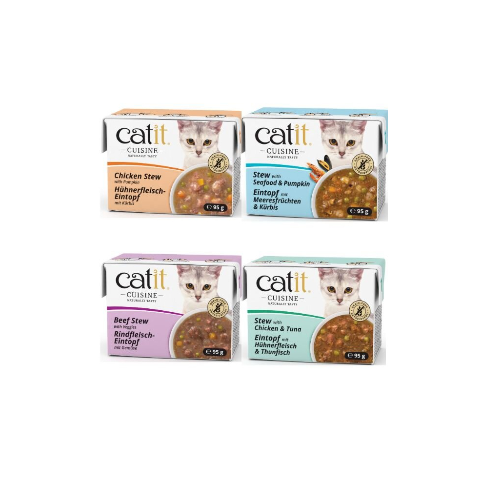 Cuisine Chicken and Tuna Stew Complementary Wet Cat Food - 12 Pack