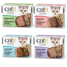 (Chicken with Liver, Single) Catit Cuisine Pate Wet Cat Food Mixed Flavours