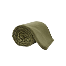(Double 150x200cm, Sage Green ) Luxury Plain Fleece Hug Snug Blanket Lightweight
