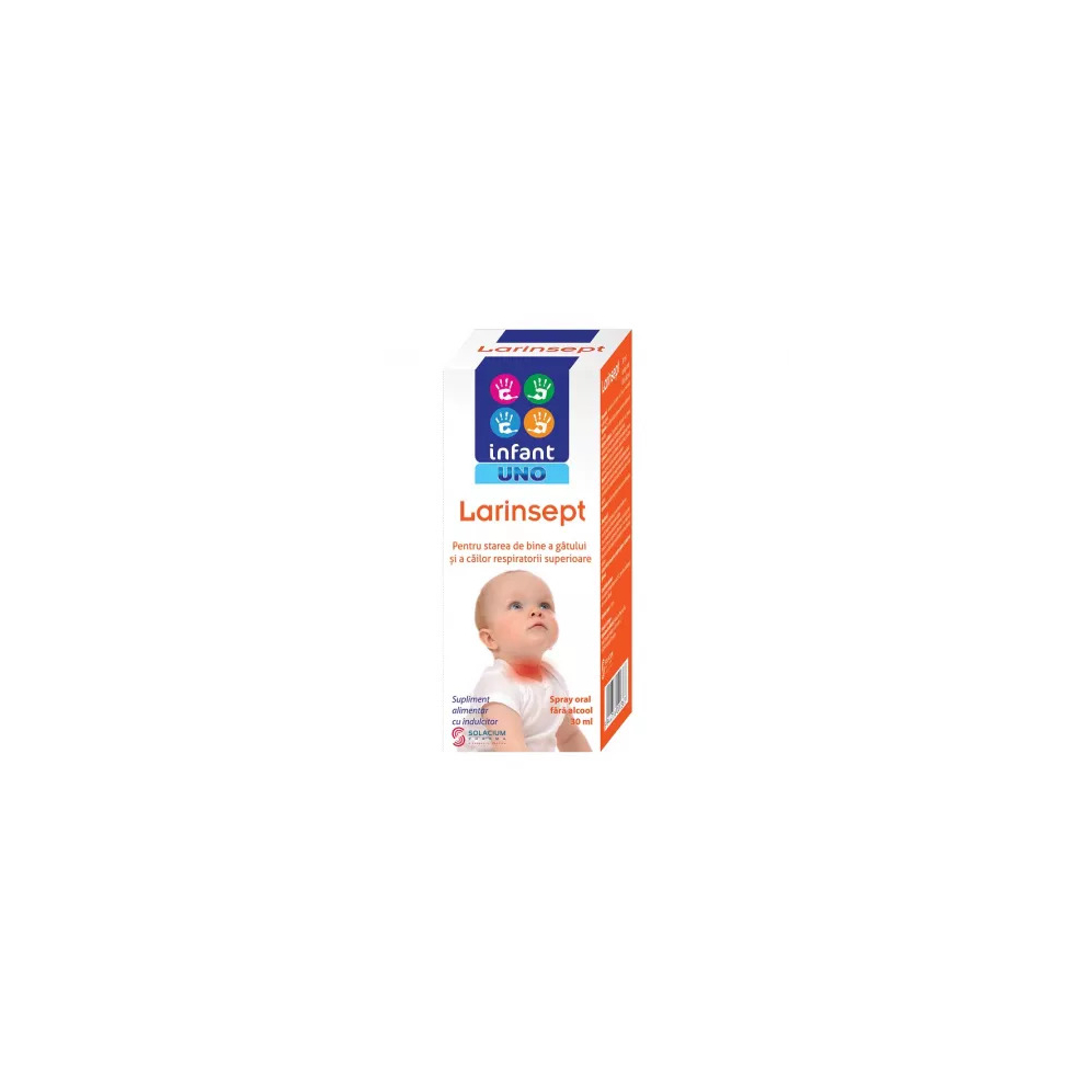 Spray oral Infant Uno Larinsept, 30 ml-inflamed and irritated throat