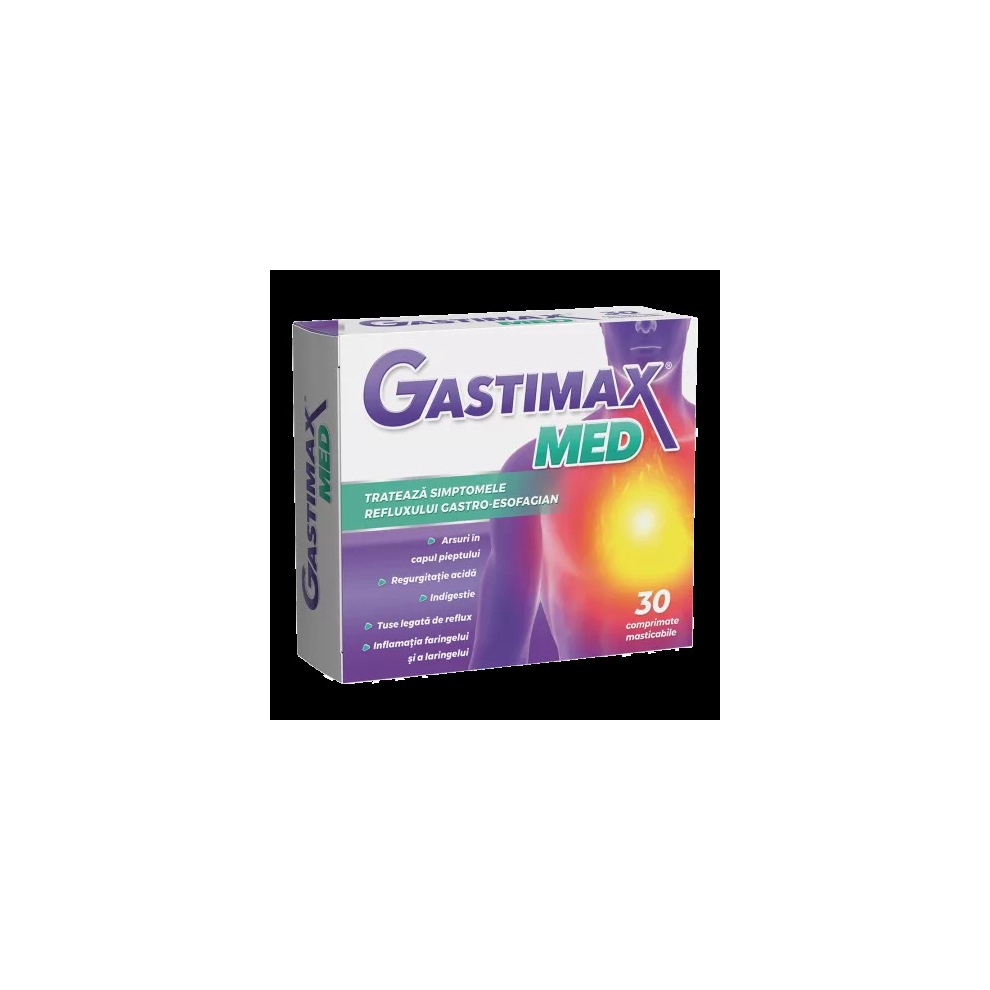 Fiterman Gastimax Med, 30 Tbl Reduces Symptoms Of Gastro-Esophageal Reflux