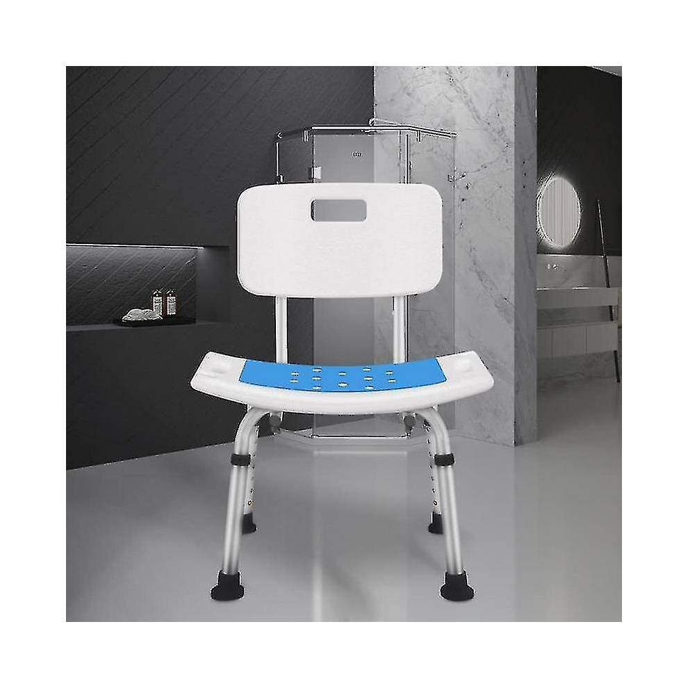 Bathroom Shower Chair Shower Chair Folding Bath Chair For The Elderly Adhesive Non-slip Warm Cushion (only Blue Cushion Without Chair)