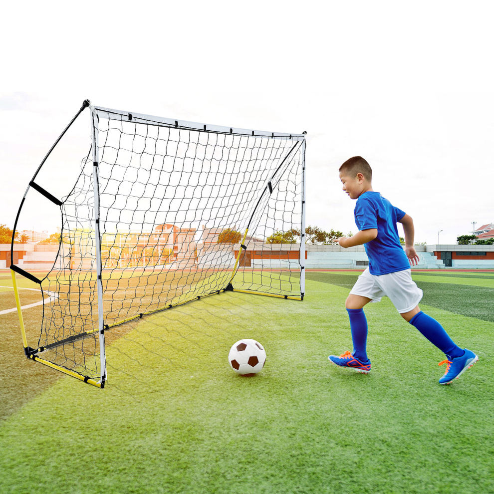 8ft x 5ft Pop Up Football Goals PORTABLE TRAINING Garden Goals UK 