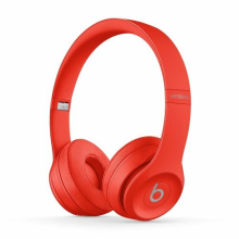(Citrus Red) Beats Solo3 Wireless On-Ear Headphones - Refurbished