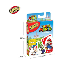 UNO Super Mario Themed Solitaire - Full Series Card Game for Family & Friends Night, Party Fun