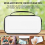 (White) Carrying Case for Nintendo Switch OLED Console 5