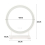 Living And Home Contemporary Vanity Mirror with LED Lights 6