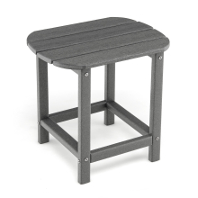 Side Table Indoor Outdoor Garden Patio HDPE Adirondack Rectangular End Table
