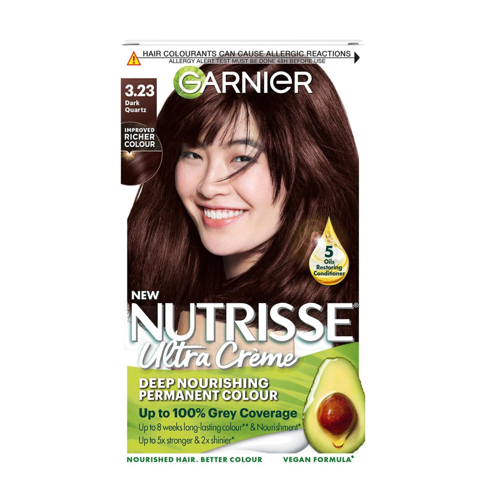 Garnier Nutrisse 3.23 Dark Quartz Brown Permanent Hair Dye