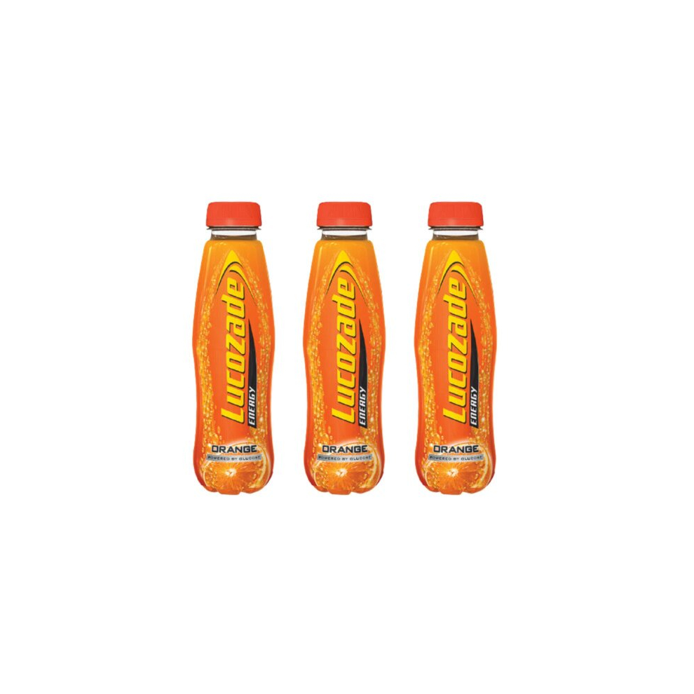 3 x Lucozade Energy Orange 380ml