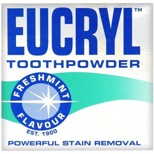 12 x Eucryl Toothpowder, Freshmint, 50g 1