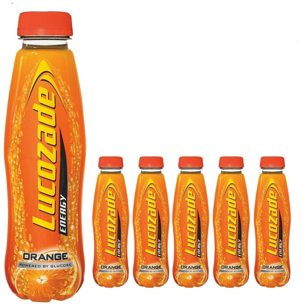 6 x Lucozade Energy Orange 380ml