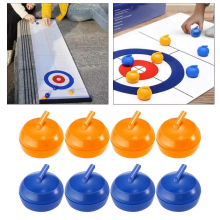 Tabletop Curling Game Educational Toy Party Camping Foldable Mini Tabletop Games