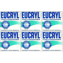 6 x Eucryl Toothpowder, Freshmint, 50g