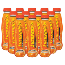 12-Pack Lucozade Energy Orange 380ml – Refreshing Citrus Energy with Electrolytes for On-the-Go Hydration