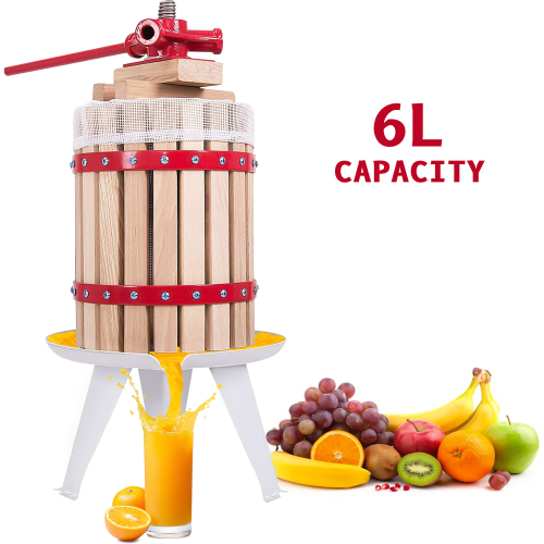 Fruit Pressed Wine Cider Maker Crusher Apple Juicer Homemade Kit Tool Hard Wood