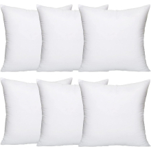 (Pack of 6, 18" x 18" (45 x 45cm) ) Microfibre Cushion Pads