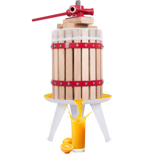 Fruit Pressed Wine Cider Maker Crusher Apple Juicer Homemade Kit Tool Hard Wood 2