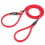 Bunty (Red, Large - 10mm) Nylon Slip Rope Dog Puppy Lead Leash Anti Pull 1