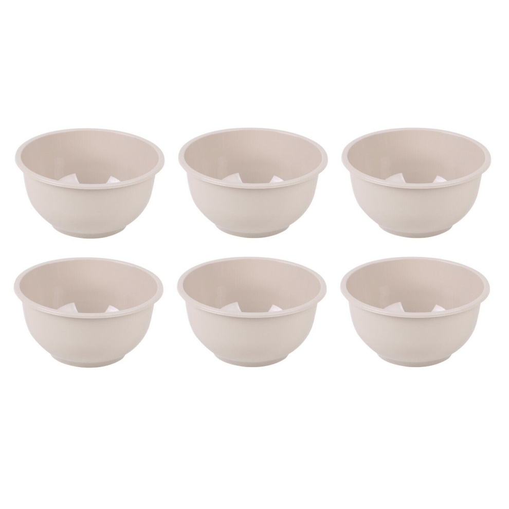 (Set of 6 Plastic Cereal Bowls Soup Bowls For Home Camping Picnic) Set of 6 Plastic Cereal Bowls Soup Bowls Home