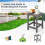 Costway Side Table Solid Indoor Outdoor Garden Patio HDPE Adirondack Square End Table 5