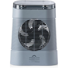 Dreamland Silent Power Protection Portable Fan Heater with 4 Heating Modes