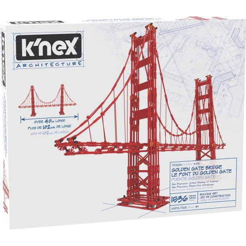 K'NEX K'Nex Architecture Golden Gate Bridge - Red 2