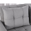 MORE4HOMES (Light Grey) HUDSON 2-SEATER SOFA BED LINEN FABRIC WITH CUP HOLDERS 6