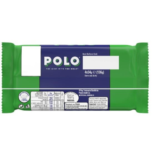 3 x Polo Original Mint Tube Multipack 34g 4 Pack 2