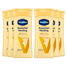 6pk Vaseline Intensive Care Essential Healing Body Lotion - 6 x 400ml Bottles