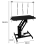 Hydraulic Pet Dog Grooming Table Height Adjustable H Bar Black 5