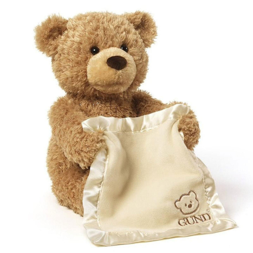 Peek-a-boo Bear - Personalized Animated Stuffed Animal Bear - Interactive Baby 100% New